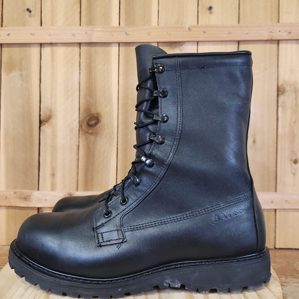 Bates 11460 Boots Mens 11.5 W Black Leather Military Combat ICWB Gore Tex